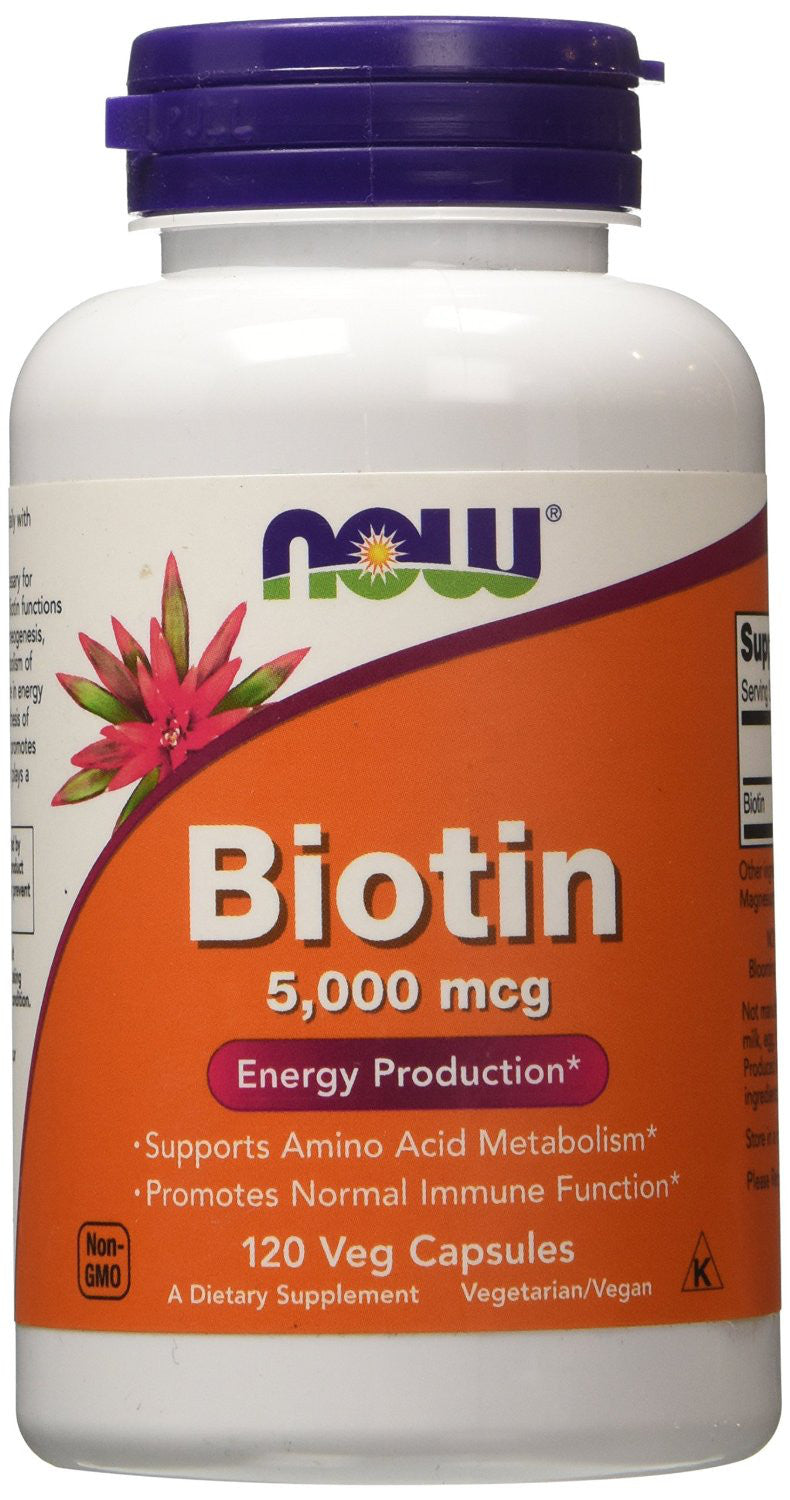 NOW Foods Biotin - 1000mcg - 100 vcaps