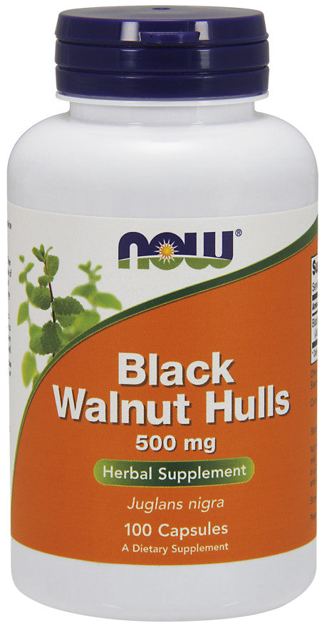 NOW Foods Black Walnut Hulls - 500mg - 100 caps