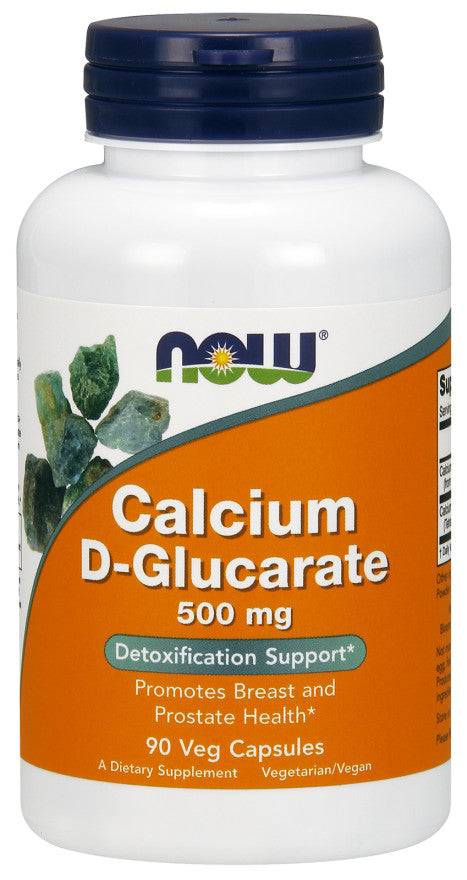 NOW Foods Calcium D-Glucarate - 500mg - 90 vcaps