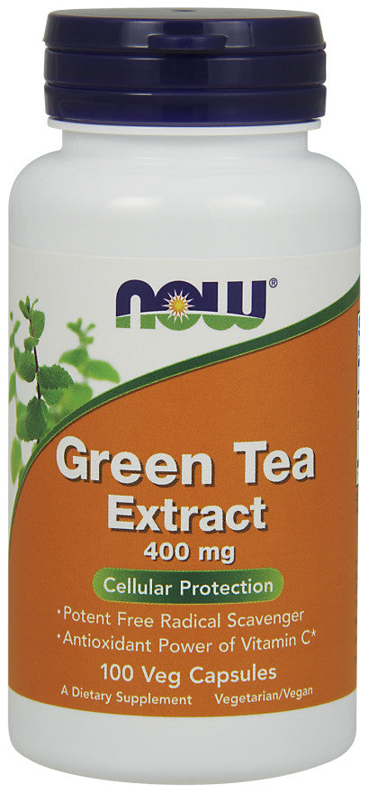 NOW Foods Green Tea Extract - 400mg - 100 vcaps