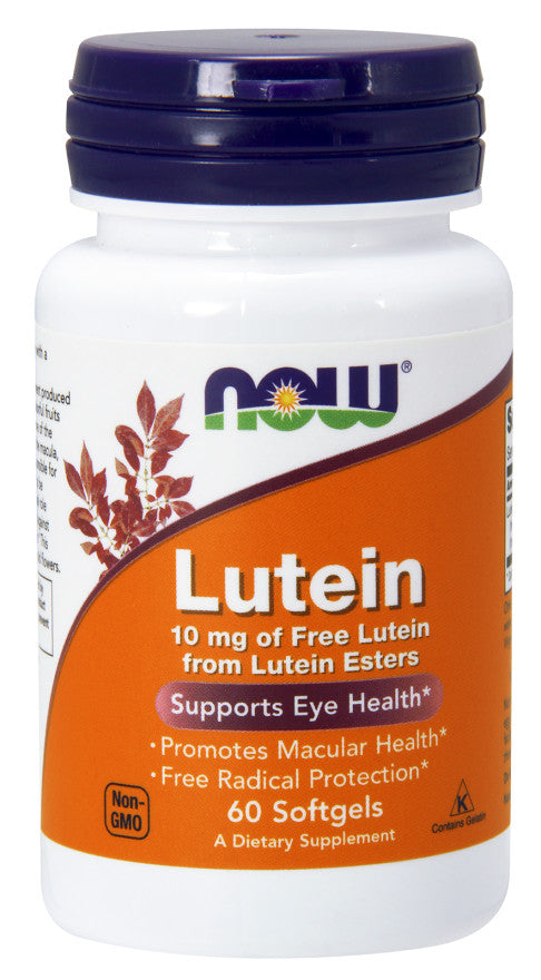 NOW Foods Lutein - 10mg - 120 softgels