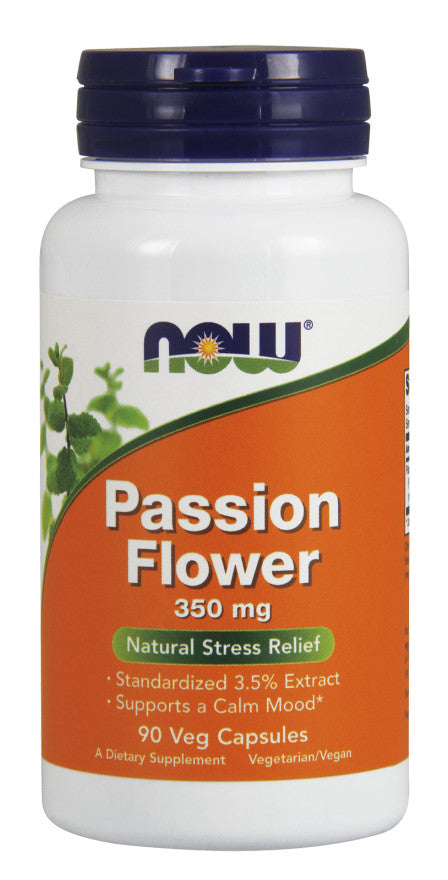NOW Foods Passion Flower - 350mg - 90 vcaps