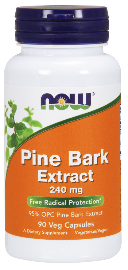 NOW Foods Pine Bark Extract - 240mg - 90 vcaps