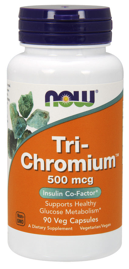 NOW Foods Tri-Chromium - 500mcg - 180 vcaps