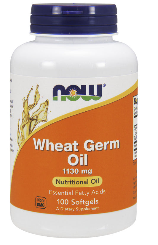 NOW Foods Wheat Germ Oil - 1130mg - 100 softgel