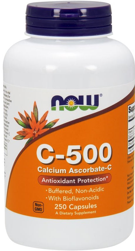 NOW Foods Vitamin C-500 Calcium Ascorbate-C - 100 caps