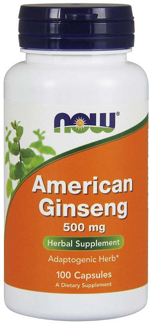 NOW Foods American Ginseng - 500mg - 100 vcaps