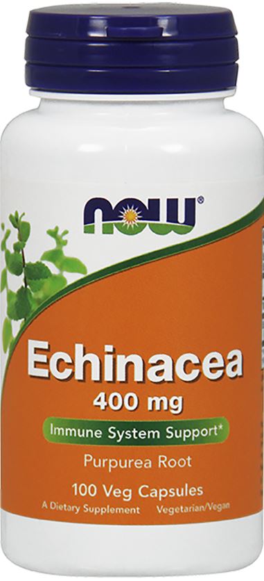 NOW Foods Echinacea - 400mg - 100 vcaps