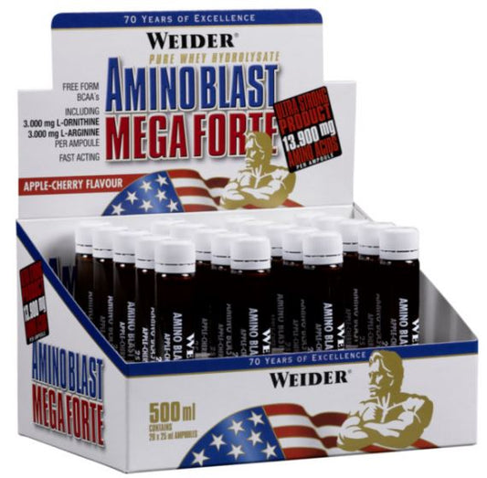 Weider Amino Blast Mega Forte Apple-Cherry - 20 x 25 ml.