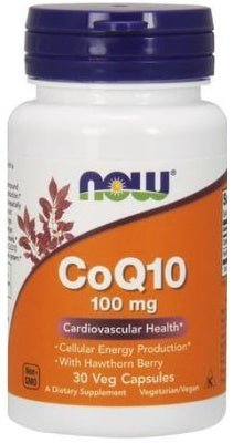 NOW Foods CoQ10 with Hawthorn  - 100mg - 180 vcaps