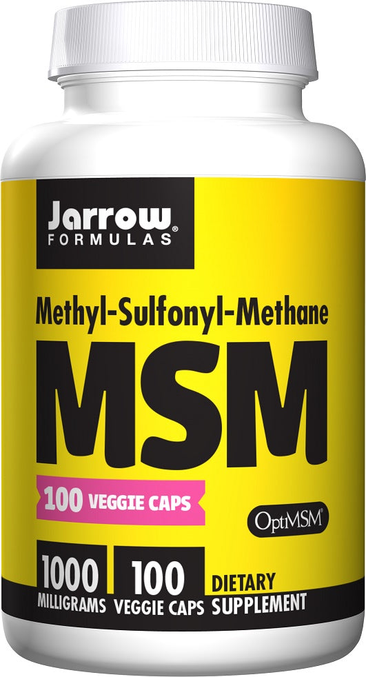 Jarrow Formulas MSM (Methyl-Sulfonyl-Methane) - 1000mg - 100 vcaps