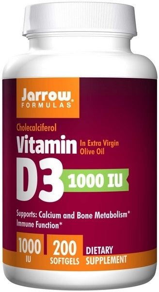 Jarrow Formulas Vitamin D3 - 1000 IU - 200 softgels