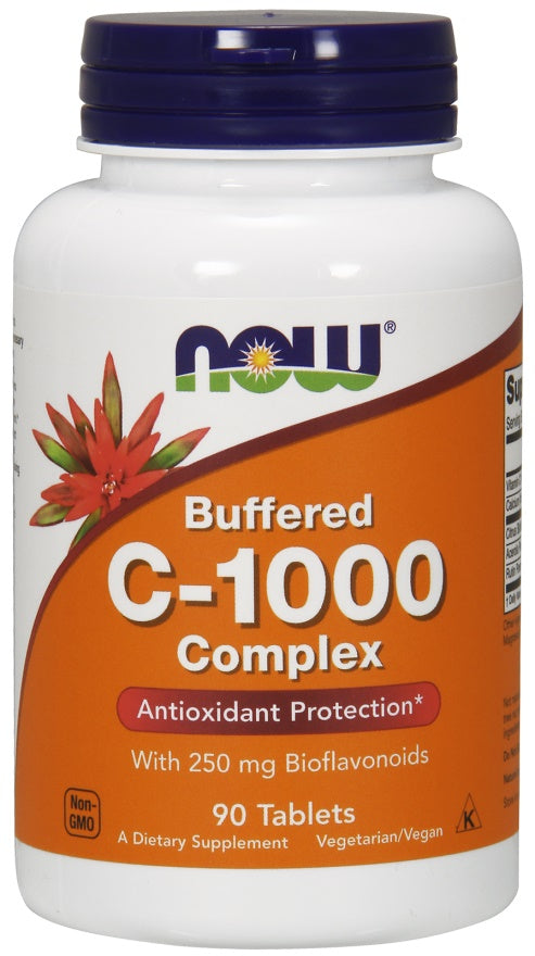 NOW Foods Vitamin C-1000 Complex Buffered with 250mg  - 180 tabs