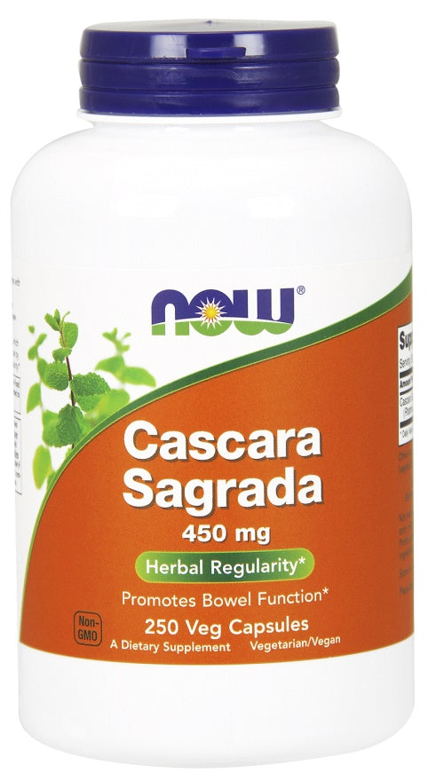 NOW Foods Cascara Sagrada - 450mg - 100 vcaps