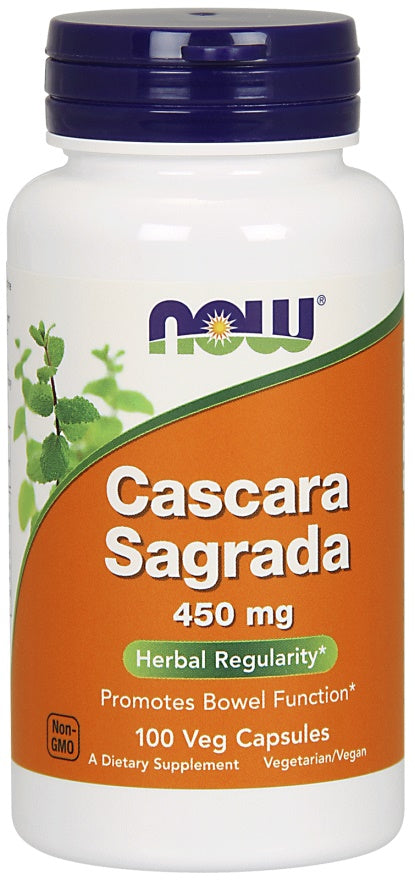 NOW Foods Cascara Sagrada - 450mg - 100 vcaps