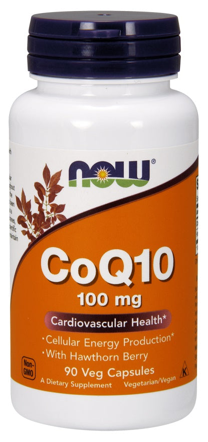 NOW Foods CoQ10 with Hawthorn  - 100mg - 180 vcaps