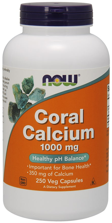 NOW Foods Coral Calcium - 1000mg - 100 vcaps