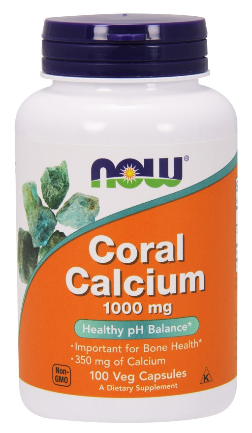 NOW Foods Coral Calcium - 1000mg - 100 vcaps