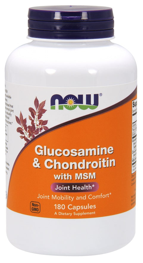 NOW Foods Glucosamine & Chondroitin with MSM - 180 caps