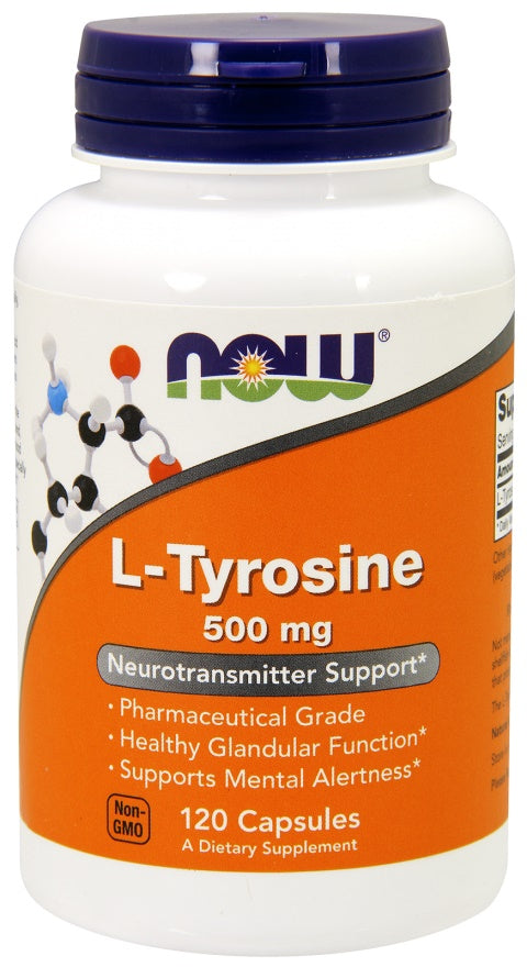 NOW Foods L-Tyrosine - 500mg - 120 caps