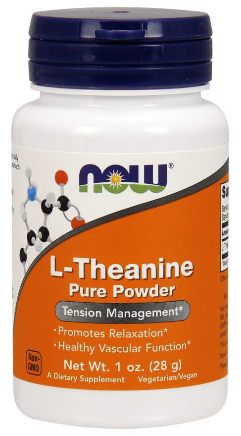 NOW Foods L-Theanine Pure Powder - 28g