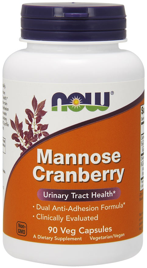 NOW Foods Mannose Cranberry - 90 vcaps