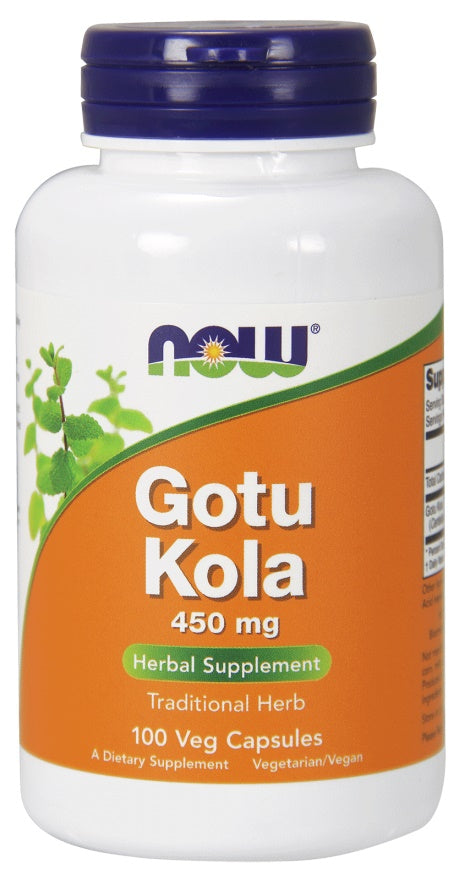 NOW Foods Gotu Kola - 450mg - 100 vcaps