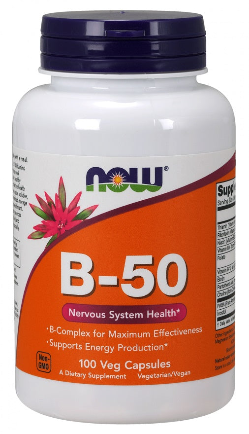 NOW Foods Vitamin B-50 - 100 tablets