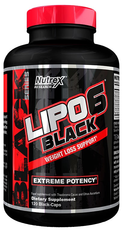 Nutrex Lipo-6 Black - 120 black caps