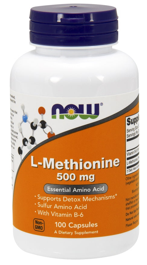 NOW Foods L-Methionine - 500mg - 100 caps