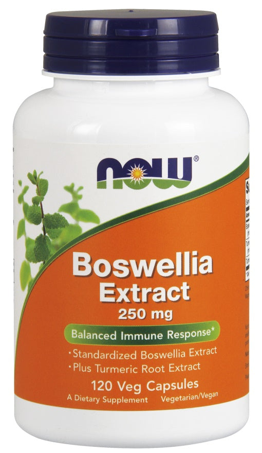 NOW Foods Boswellia Extract Plus Turmeric Root Extract - 250mg - 120 vcaps