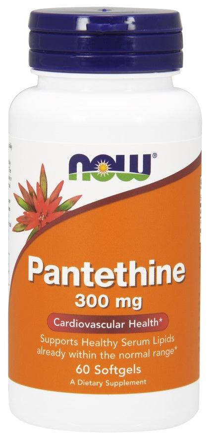 NOW Foods Pantethine - 300mg - 60 softgels