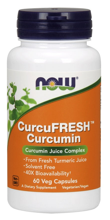 NOW Foods CurcuFRESH Curcumin Capsules - 60 vcaps