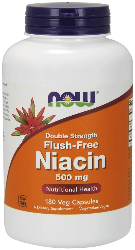 NOW Foods Niacin Flush-Free - 250mg - 180 vcaps