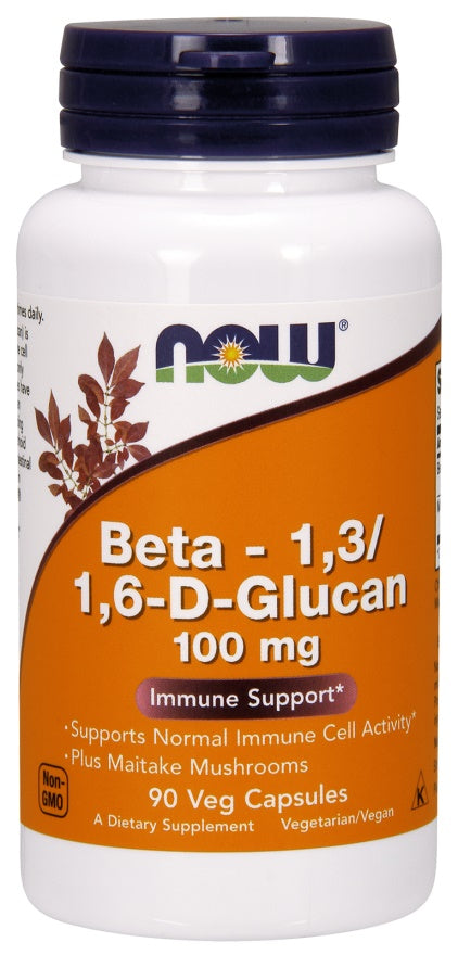 NOW Foods Beta 1,3/1,6-D-Glucan 100mg - 90 vcaps