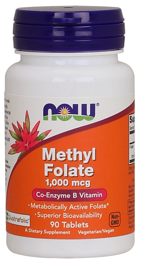 NOW Foods Methyl Folate - 1000mcg - 90 tabs