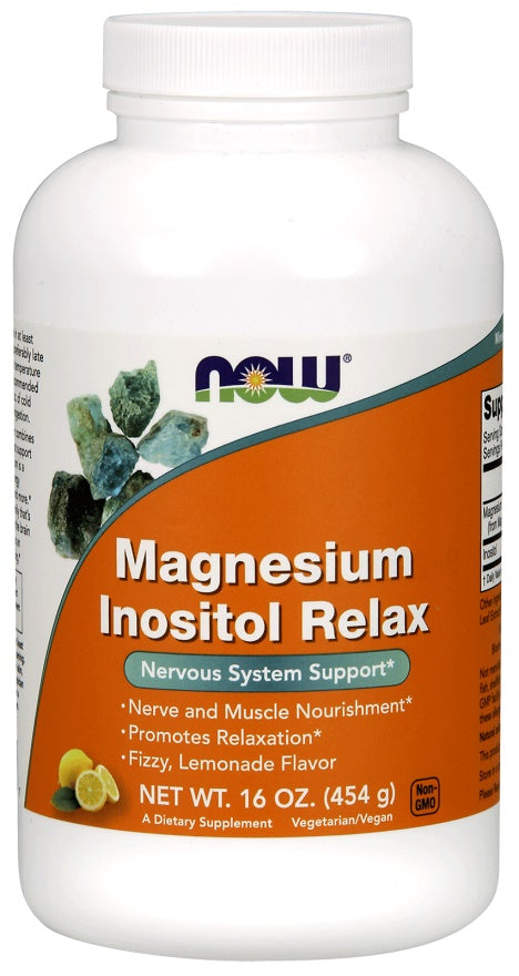 NOW Foods Magnesium Inositol Relax Powder - 454g