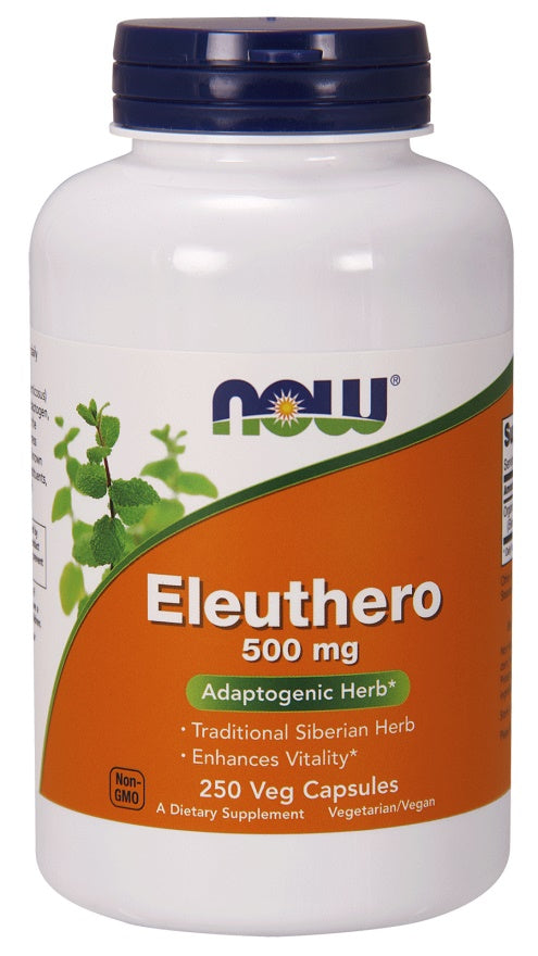 NOW Foods Eleuthero - 500mg - 250 vcaps