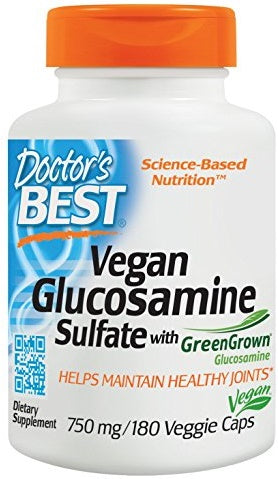 Doctor's Best Vegan Glucosamine Sulfate with GreenGrown - 750mg - 180 vcaps