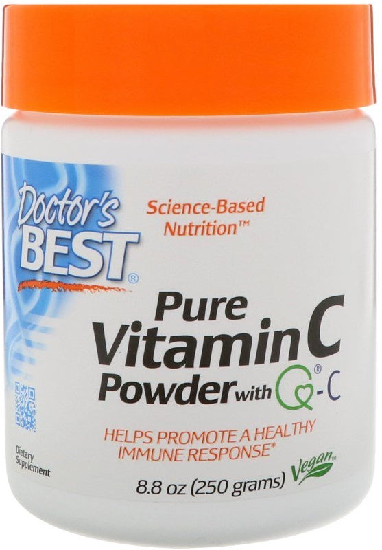 Doctor's Best Pure Vitamin C Powder with Quali-C - 250g