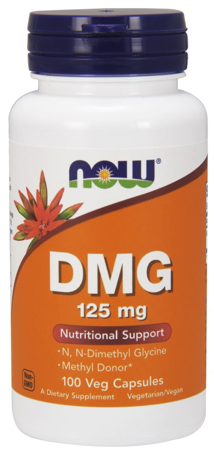 NOW Foods DMG (Dimethylglycine) - 125mg - 100 vcaps