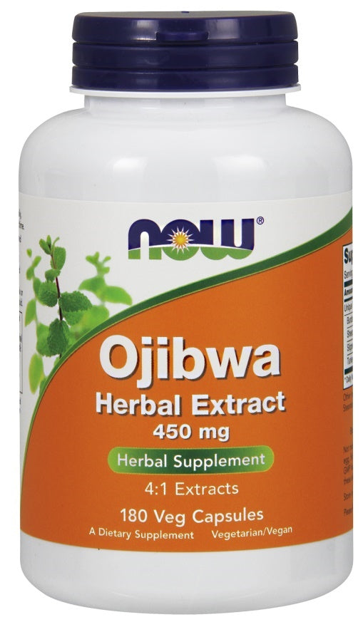 NOW Foods Ojibwa Herbal Extract - 450mg - 180 vcaps