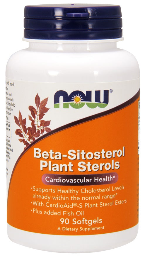 NOW Foods Beta-Sitosterol Plant Sterols - 180 softgels