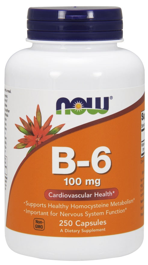 NOW Foods Vitamin B-6 - 100mg - 100 caps