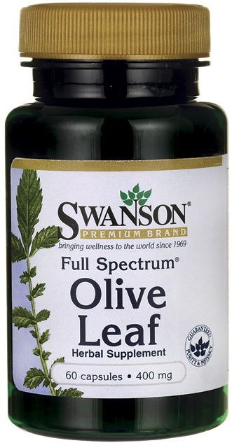 Swanson Full Spectrum Olive Leaf - 400mg - 60 caps