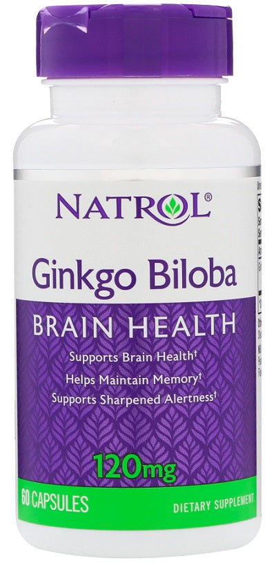 Natrol Ginkgo Biloba - 120mg - 60 caps