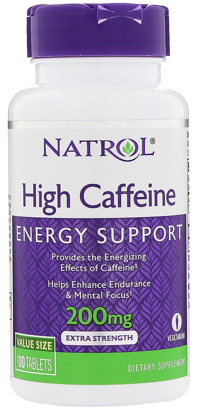 Natrol High Caffeine - 200mg - 100 tabs