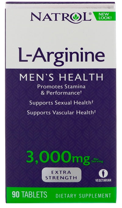 Natrol L-Arginine - 3000mg - 90 tabs