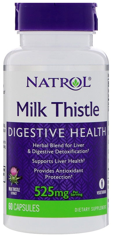 Natrol Milk Thistle - 525mg - 60 caps