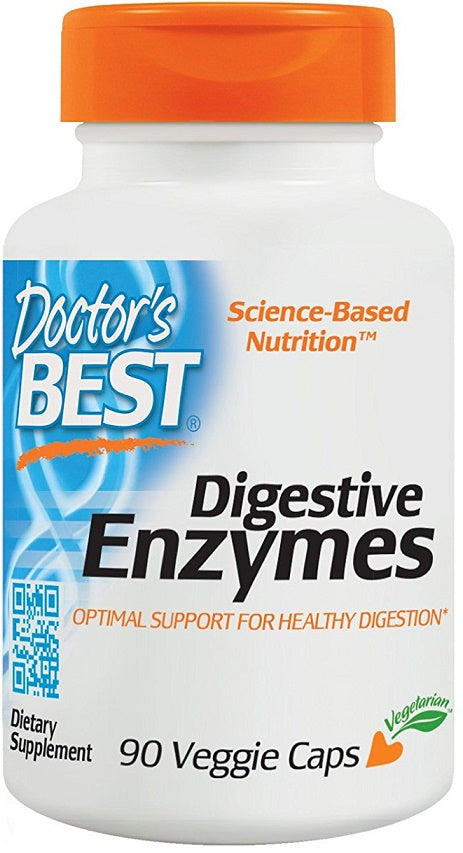 Doctor's Best Digestive Enzymes - 90 vcaps